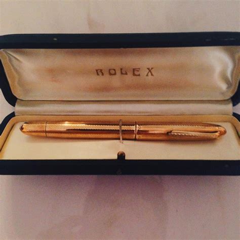 Rolex Italy rolex Mechanical pencil 750 oro laminato .